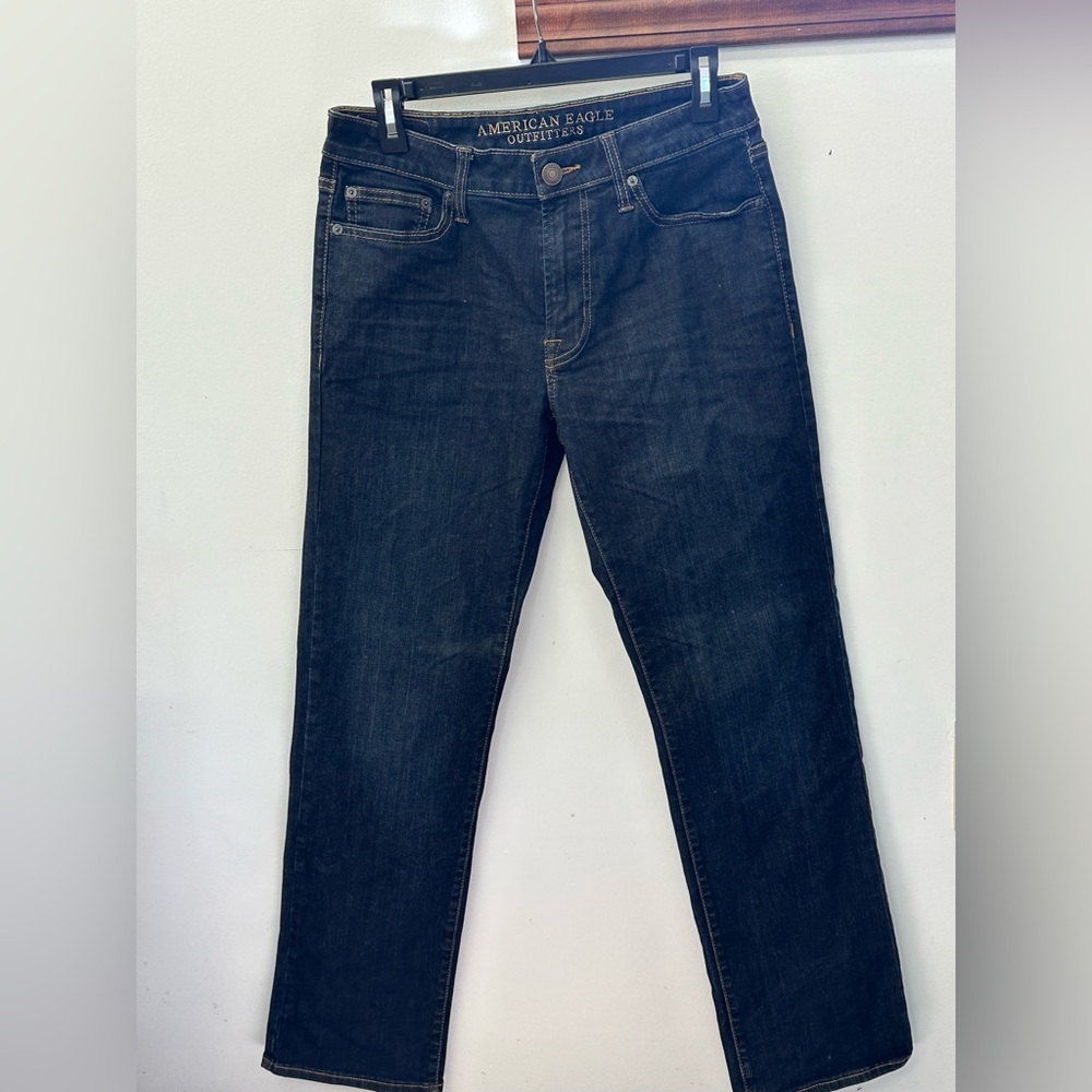 American Eagle Outfitters Blue Straight Jeans Extreme Flex Men’s 30x30